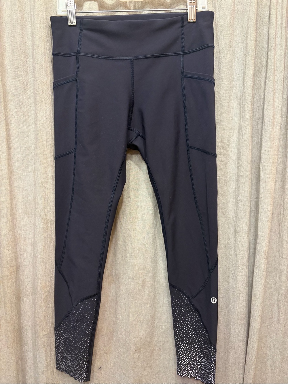 Lululemon Athletic Leggings with Reflective Hem